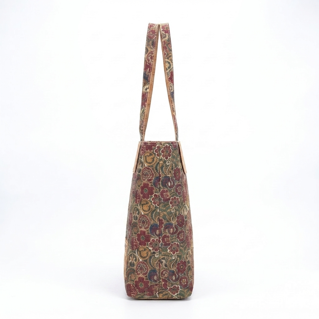 Petit sac à bandoulière en liège avec poche avant zippée