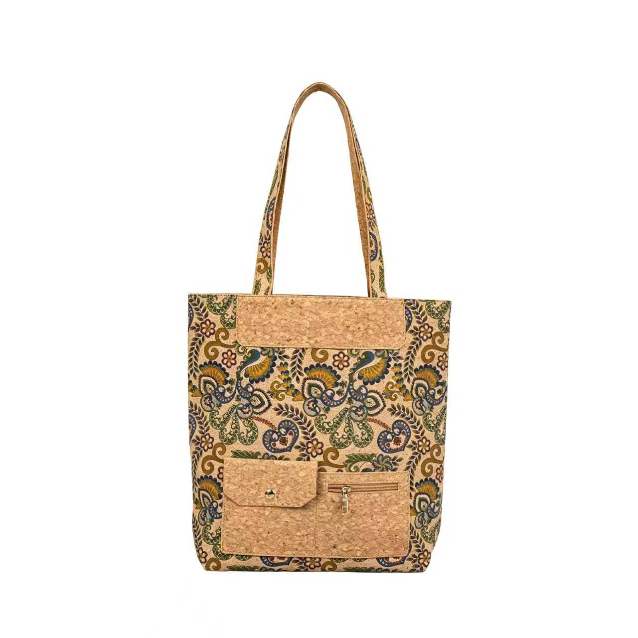 Sac à main en liège pour le quotidien avec poche avant