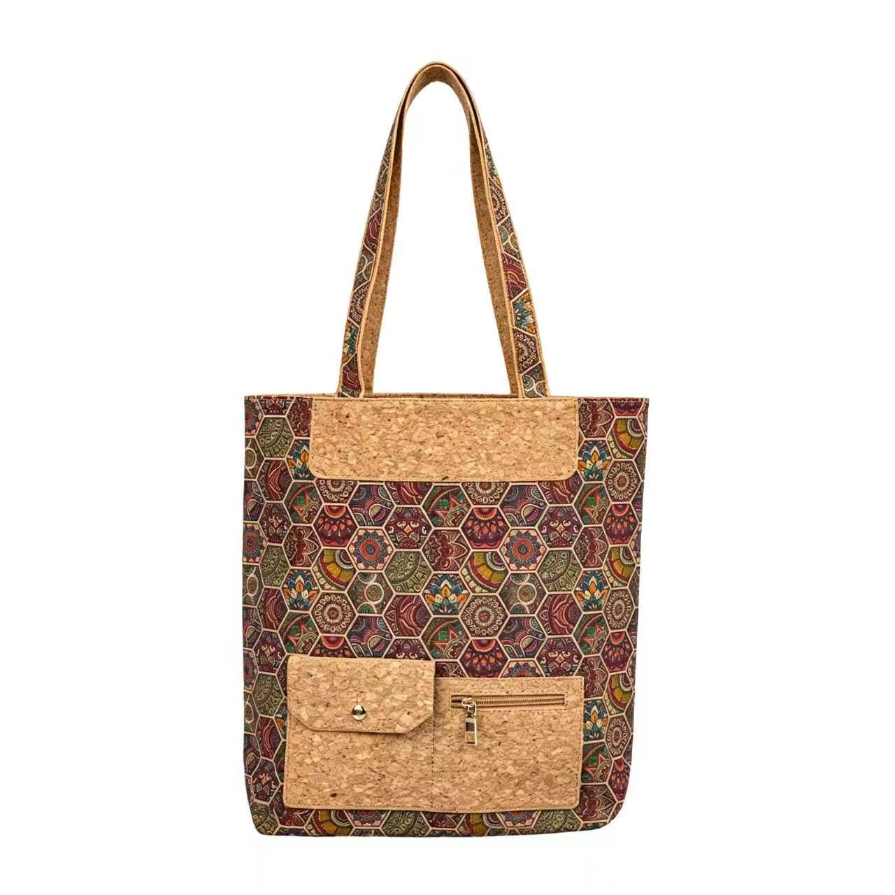Sac à main en liège pour le quotidien avec poche avant