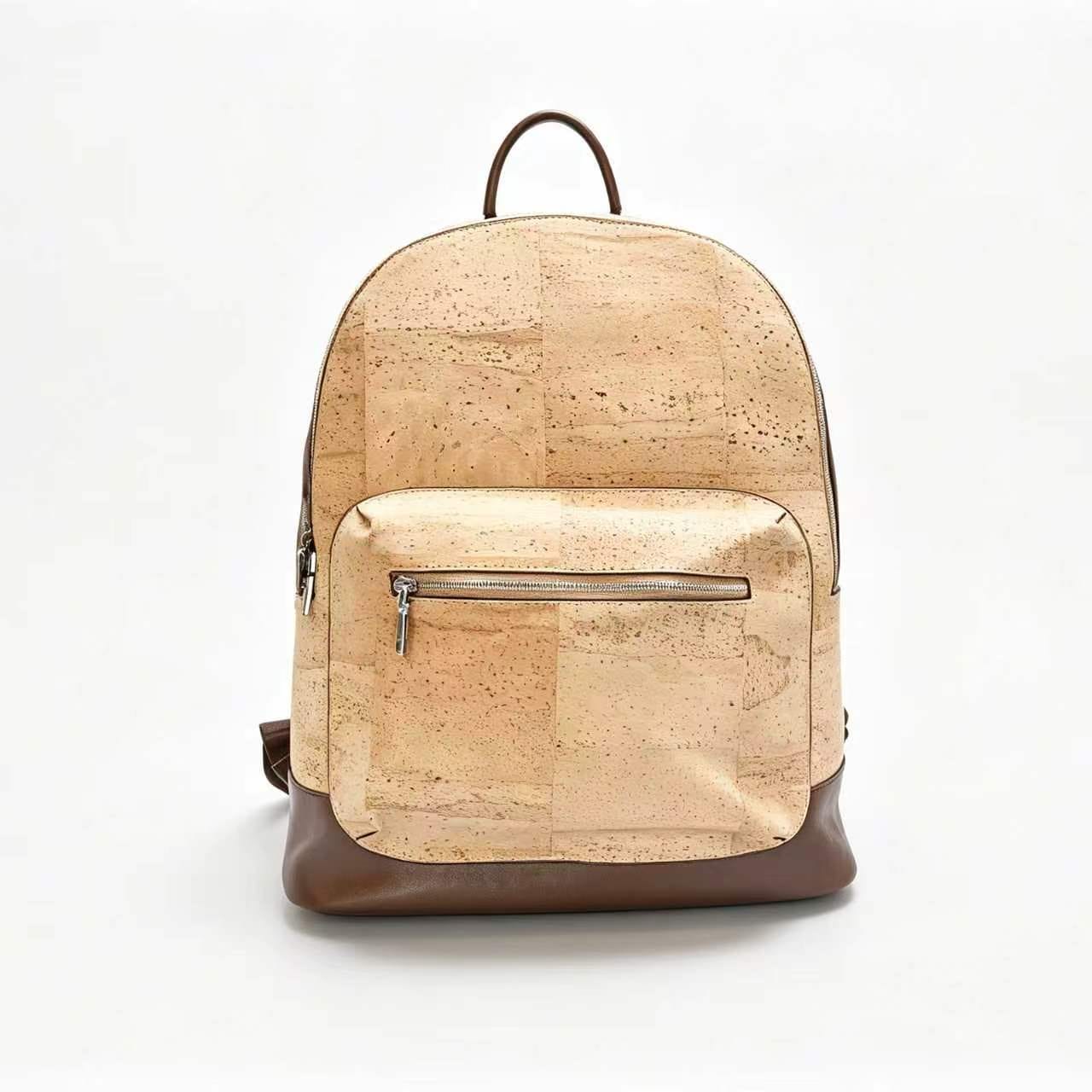 Sac à dos en liège et cuir vegan Sac bicolore pour le quotidien et les voyages